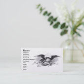 革命戦争イーグルビジネスカード 名刺 (スタンド正面)