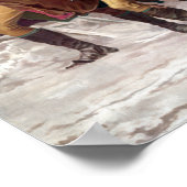 革命戦争兵士が行進する ポスター (角)