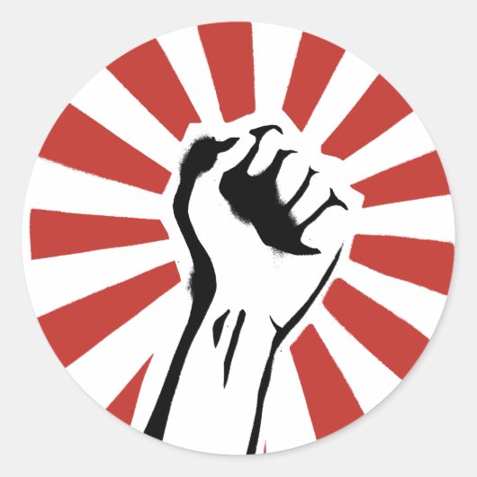 革命拳 ラウンドシール (正面)