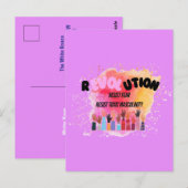 革命毒性男性的な恐怖に抵抗 ポストカード (正面/裏面)