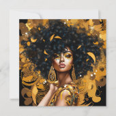 革命的な女性：女性アートの力をポップ・アートの強める ノートカード (正面)