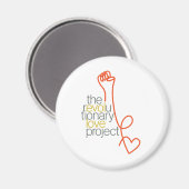 革命的な愛ロゴの磁石 マグネット (正面/裏面)