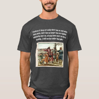 革命的な戦争のアメリカ革命の宣言 Tシャツ