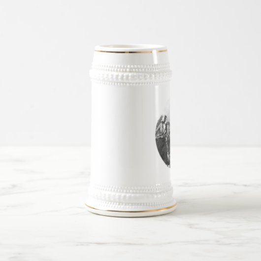 革命的な戦争のモーリーの水差しの大砲 ビールジョッキ (中央)