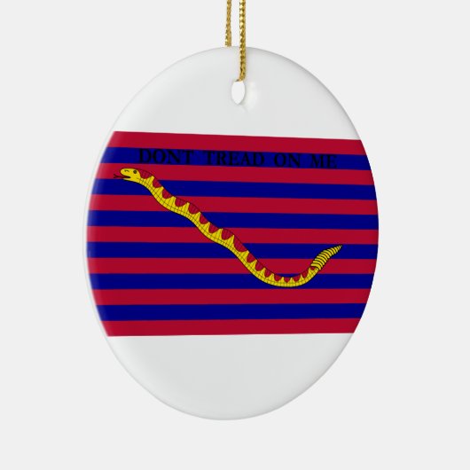 革命的な戦争の間のサウスカロライナの海軍旗 セラミックオーナメント (右)