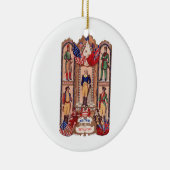 革命的な戦争1855年の軍の衣裳 セラミックオーナメント (右)