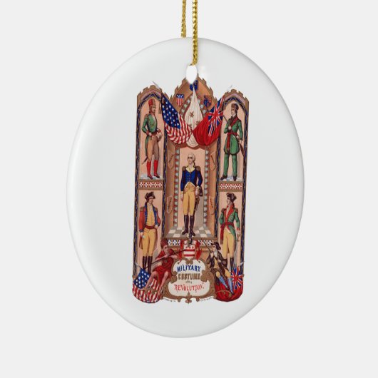 革命的な戦争1855年の軍の衣裳 セラミックオーナメント (右)
