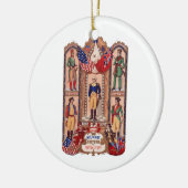 革命的な戦争1855年の軍の衣裳 セラミックオーナメント (左)