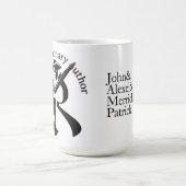 革命的作家英雄マグ コーヒーマグカップ (中央)