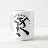 革命的作家英雄マグ コーヒーマグカップ (正面左)