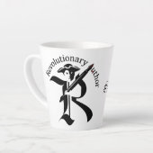 革命的作家#TeamDellis Mag カフェラテマグ (左アングル)