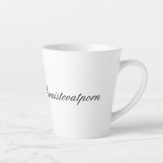 革命的作家#waistcoatporn mug カフェラテマグ