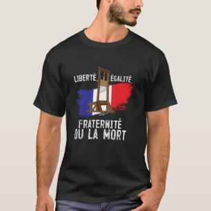 革命自由フランスの平等男子学生の社交クラブバス Tシャツ