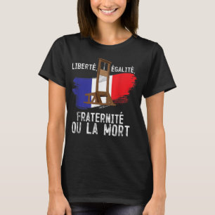 革命自由フランスの平等男子学生の社交クラブバス Tシャツ