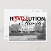 革命3月はがき！ ポストカード (正面/裏面)