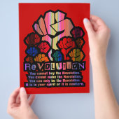 革命 チラシ (手)