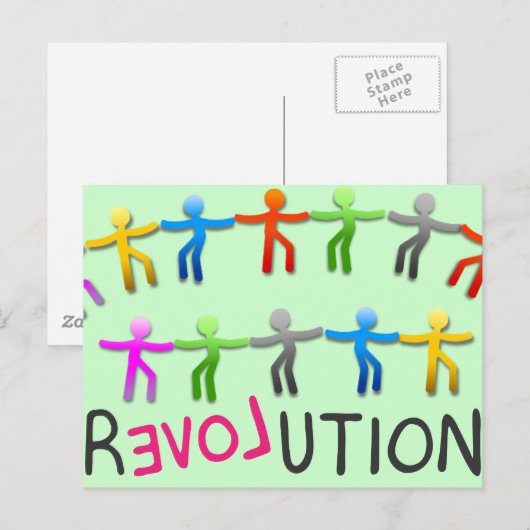 革命 ポストカード (正面/裏面)
