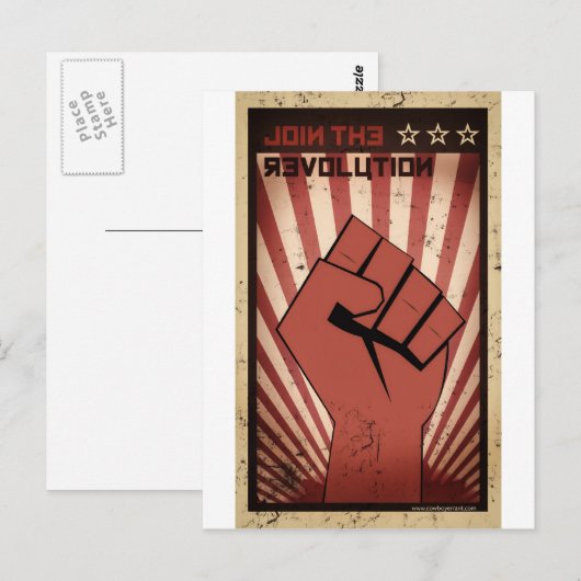 革命 ポストカード (正面/裏面)