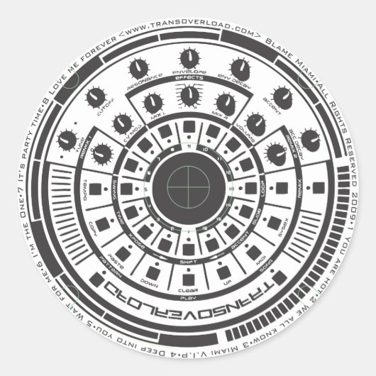 革命 ラウンドシール (正面)