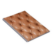 革張りのソファの背景 ノートブック (右側)