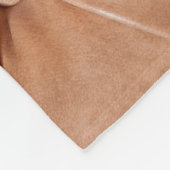 革張りのソファの背景 フリースブランケット (角)