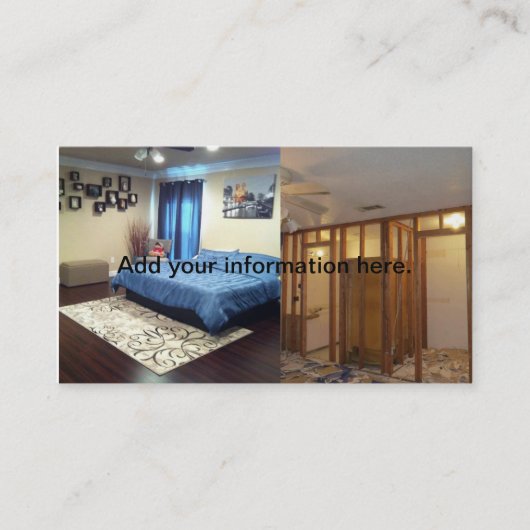 革新の名刺のテンプレートの前後 名刺 (正面)