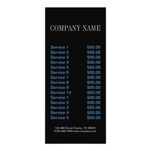 革新の大工仕事の建築の造園 ラックカード (裏面)