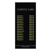 革新の建築の家の改造の不動産仲介業者 ラックカード (裏面)