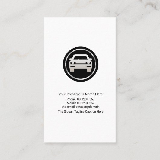 革新的なクリエイティブブルーウォータードロップ洗車 名刺 (裏面)