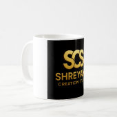 革新的なソリュ広告ーションを体験 コーヒーマグカップ (正面左)