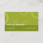 革新的なデザイン名刺 名刺 (裏面)