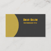 「革新的なビジネス・カードとゴールデン・touch 名刺 (正面)