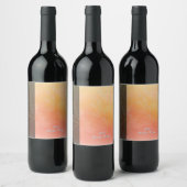 革新的な垂直抽象芸術ワインボトルラベル ワインラベル (ボトル)