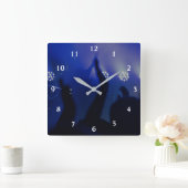 革新的な時計: ベストウォールクロック スクエア壁時計 (ホーム)