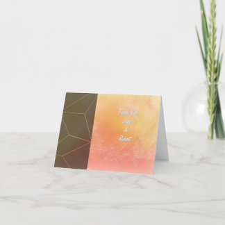 革新的な水平抽象芸術サンキューカード サンキューカード