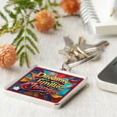 「革新的な精神」 キーホルダー (側面)