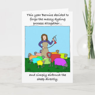 革新的な糸染め カード