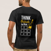革新的な考え方の名言Tシャツ Tシャツ (裏面)
