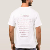 革新的な開発ネットワークのTシャツ Tシャツ (裏面)