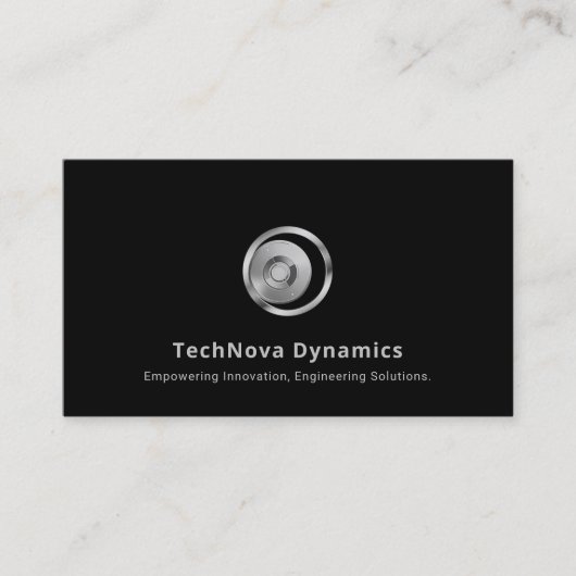 革新的モダン 名刺 (正面)