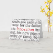 革新 カード (黄色い花)