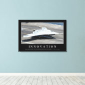 革新：感動的引用文1 キャンバスプリント (インサイチュ (ウッドフロア))