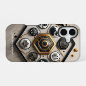 「革新、混乱、繰り返し」 iPhone 16ケース (裏面横)