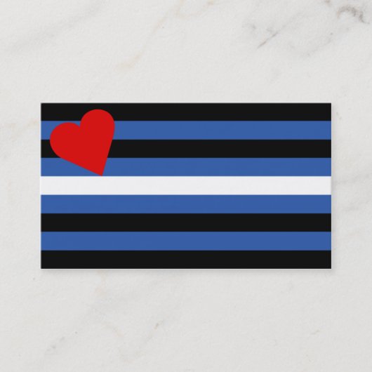 革旗のトリックカード 名刺 (正面)