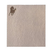 革目付の馬 ノートパッド (正面)