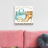 革素晴らし製バッグ及び靴 キャンバスプリント (インサイチュ (リビング))