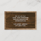 革縁ど |木目 名刺 (裏面)