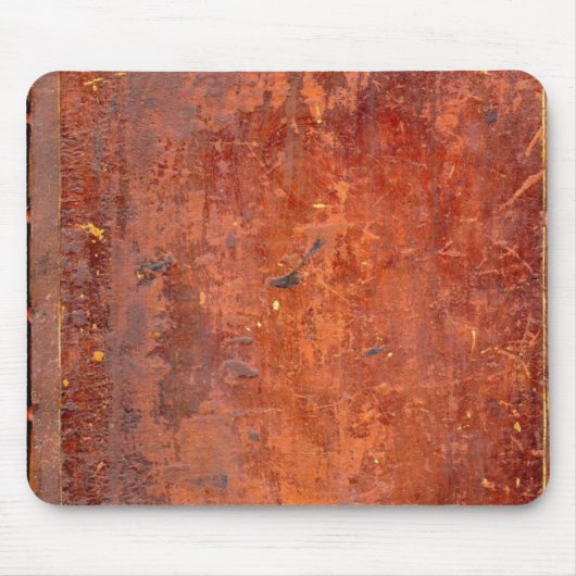 革縛られた旧式な表紙 マウスパッド (正面)