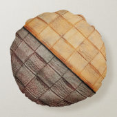 革織り方 ラウンドクッション (裏面)