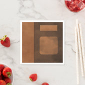 革製の装飾 スタンダードカクテルナプキン (インサイチュ)